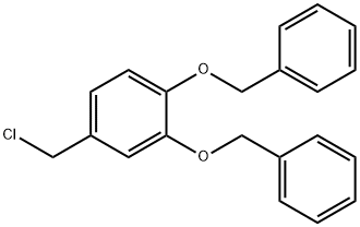 3,4-DIBENZYLOXYBENZYL CHLORIDE Structure