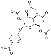 (4-NITRO)PHENYL-2,3,4,6-TETRA-O-ACETYL-ALPHA-D-GALACTOPYRANOSIDE Structure