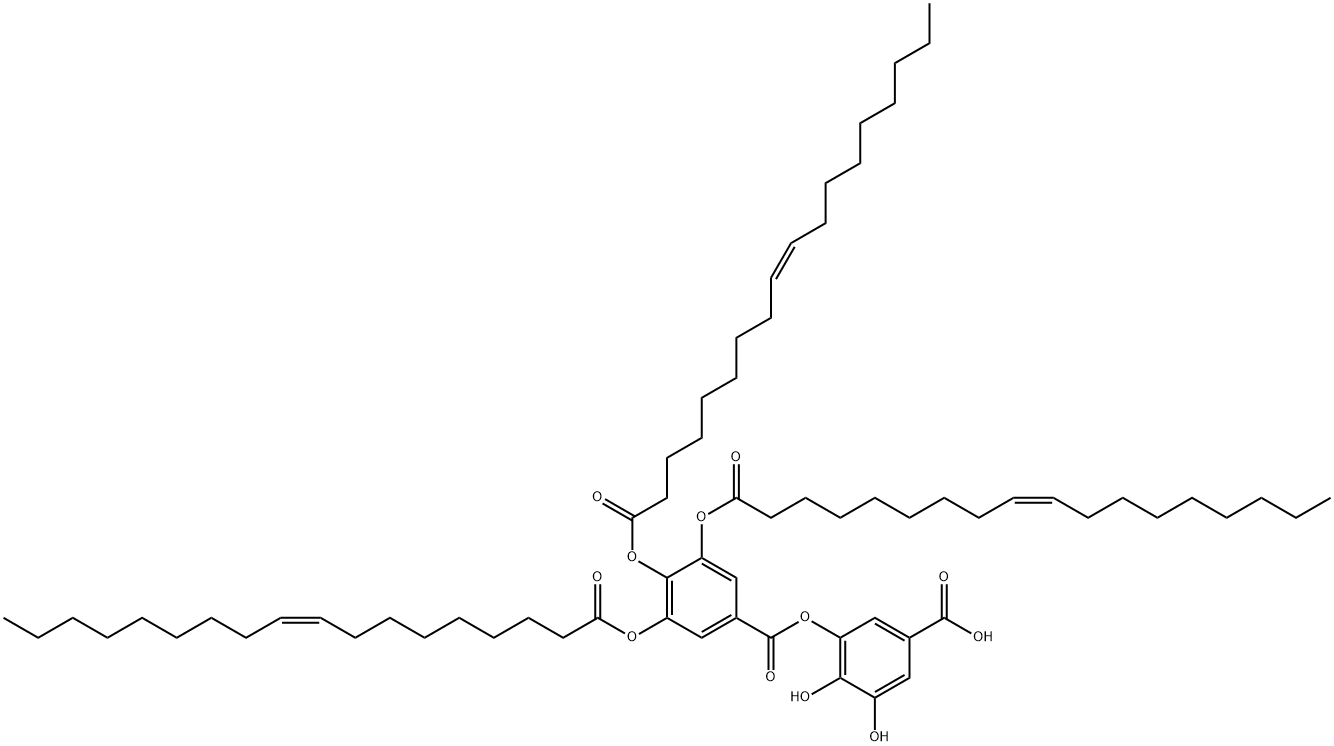 DIGALLOYL TRIOLEATE Structure