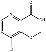 4-CHLORO-3-METHOXYPYRIDINE-2-CARBOXYLIC ACID Structure
