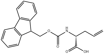 (R)-N-Fmoc-Allylglycine Structure