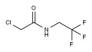 2-chloro-N-(2,2,2-trifluoroethyl)acetamide Structure
