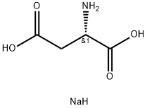 L-aspartic acid, sodium salt Structure