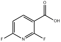 2,6-Difluoropyridine-3-carboxylic acid Structure