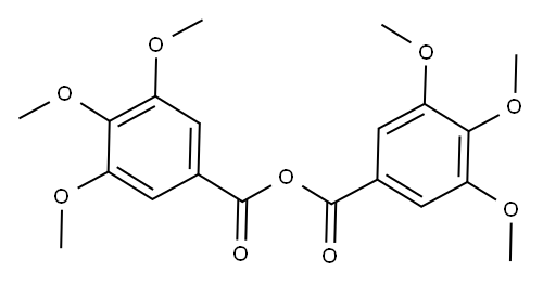 3,4,5-TRIMETHOXYBENZOIC ANHYDRIDE Structure