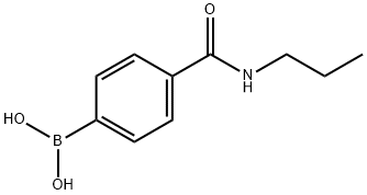 4-(N-PROPYLAMINOCARBONYL)PHENYLBORONIC ACID Structure