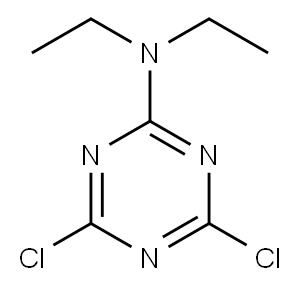 2-(N,N-DIETHYLAMINO)-4,6-DICHLOROTRIAZINE Structure
