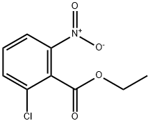2-CHLORO-6-NITROBENZOIC ACID ETHYL ESTER Structure