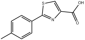 2-(4-METHYLPHENYL)-1,3-THIAZOLE-4-CARBOXYLIC ACID Structure