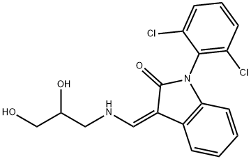 1-(2,6-Dichlorophenyl)-2-indolinone Structure