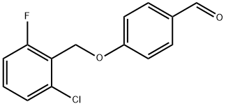 4-(2-CHLORO-6-FLUOROBENZYLOXY)BENZALDEHYDE Structure