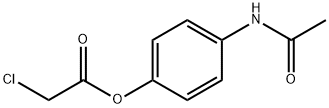 4-(Acetylamino)phenyl chloroacetate Structure