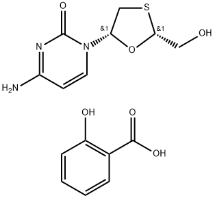 Lamivudine salicylate Structure