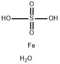 Sulfuric acid iron(2+) salt monohydrate Structure