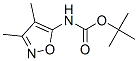 Carbamic acid, (3,4-dimethyl-5-isoxazolyl)-, 1,1-dimethylethyl ester (9CI) Structure