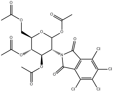 2-DEOXY-2-(TETRACHLOROPHTHALIMIDO)-D- Structure