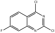 2,4-Dichloro-7-fluoroquinazoline Structure