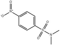 N1,N1-DIMETHYL-4-NITROBENZENE-1-SULFONAMIDE Structure
