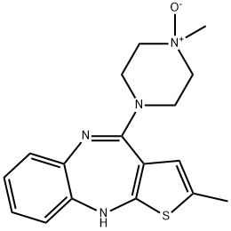 OLANZAPINE N-OXIDE Structure