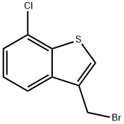 3-(BROMOMETHYL)-7-CHLORO BENZO[B]THIOPHENE Structure