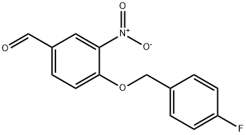 4-(4-FLUOROBENZYLOXY)-3-NITROBENZALDEHYDE Structure