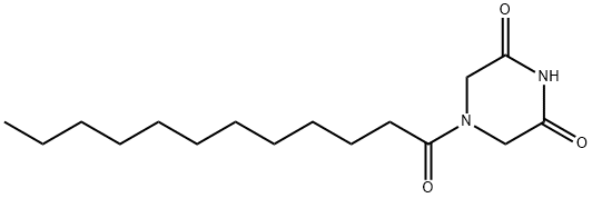 4-DODECANOYLPIPERAZINE-2,6-DIONE Structure