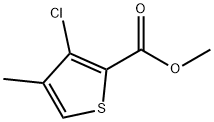 METHYL 3-CHLORO-4-METHYLTHIOPHENE-2-CARBOXYLATE Structure