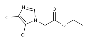 ETHYL 2-(4,5-DICHLORO-1H-IMIDAZOL-1-YL)ACETATE Structure