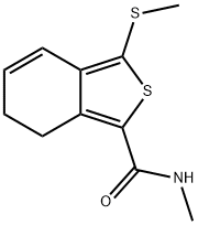 N1-METHYL-3-(METHYLTHIO)-6,7-DIHYDROBENZO[C]THIOPHENE-1-CARBOXAMIDE Structure