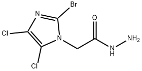 2-(2-BROMO-4,5-DICHLORO-1H-IMIDAZOL-1-YL)ETHANOHYDRAZIDE Structure