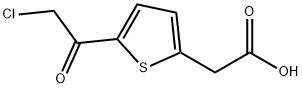 2-[5-(2-CHLOROACETYL)-2-THIENYL]ACETIC ACID Structure