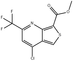 METHYL 4-CHLORO-6-(TRIFLUOROMETHYL)THIENO[3,4-B]-PYRIDINE-1-CARBOXYLATE Structure