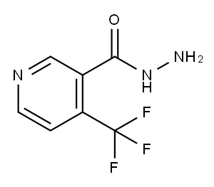4-(TRIFLUOROMETHYL)PYRIDINE-3-CARBOXYLIC ACID HYDRAZIDE Structure