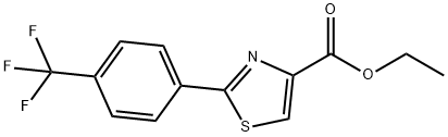 2-(4-TRIFLUOROMETHYL-PHENYL)-THIAZOLE-4-CARBOXYLIC ACID ETHYL ESTER Structure