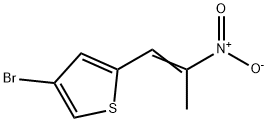 4-BROMO-2-(2-NITROPROP-1-ENYL)THIOPHENE Structure