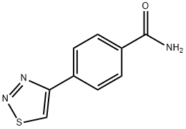 4-(1,2,3-THIADIAZOL-4-YL)BENZAMIDE Structure
