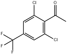 2',6'-DICHLORO-4'-(TRIFLUOROMETHYL)ACETOPHENONE Structure