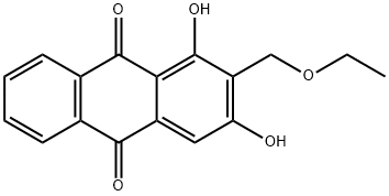 lucidin ethyl ether Structure