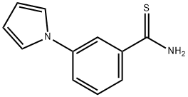 3-(1H-PYRROL-1-YL)BENZENE-1-CARBOTHIOAMIDE Structure