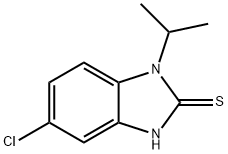 5-CHLORO-1-ISOPROPYL-1H-BENZO[D]IMIDAZOLE-2-THIOL Structure