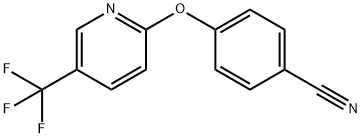 2-(4-CYANOPHENOXY)-5-(TRIFLUOROMETHYL)PYRIDINE Structure