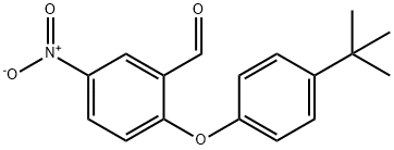 2-[4-(TERT-BUTYL)PHENOXY]-5-NITROBENZALDEHYDE Structure