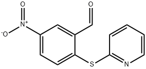 5-NITRO-2-(2-PYRIDYLTHIO)BENZALDEHYDE Structure