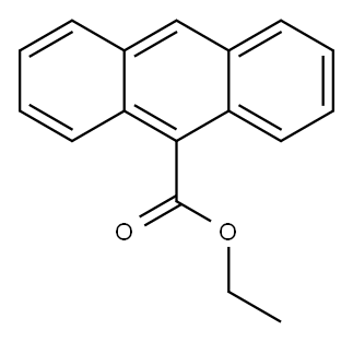 9-Anthracenecarboxylic acid ethyl ester Structure