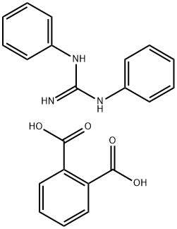 DIPHENYLGUANIDINE PHTHALATE Structure