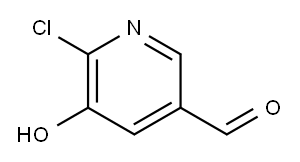 6-CHLORO-5-HYDROXY-3-PYRIDINECARBOXALDEHYDE Structure