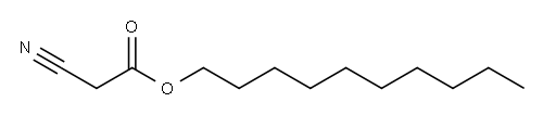 decyl cyanoacetate Structure