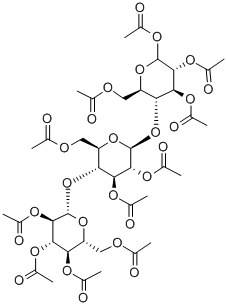 D-Cellotrioseundecaacetate Structure
