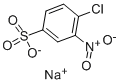 4-CHLORO-3-NITROBENZENESULFONIC ACID, SODIUM SALT Structure