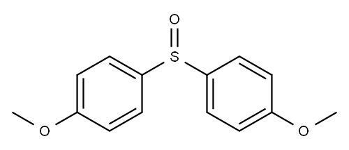 Bis(4-methoxyphenyl) sulfoxide Structure